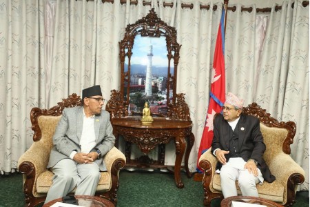 नीति तथा कार्यक्रम प्रस्तुतिको तयारी बारे सभामुख र अध्यक्षबीच छलफल