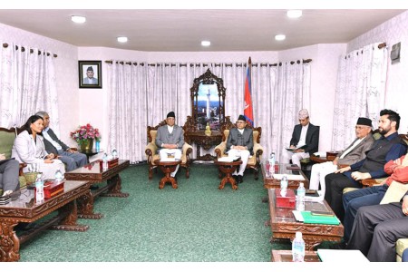 निष्कर्षविहीन भयो भामुखले बोलाएको बैठक, कांग्रेसले छोडेन अडान
