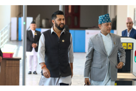 डिपी अर्यालले गरे सभामुखमा मनोनयन दर्ता
