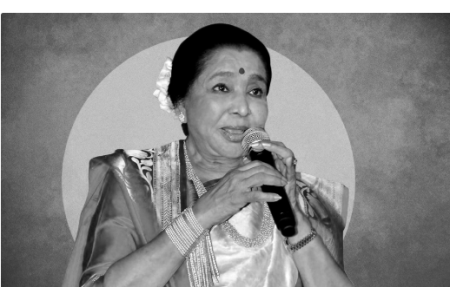 भारतीय संगीतकी महान् गायिका आशा भोसलेको निधन
