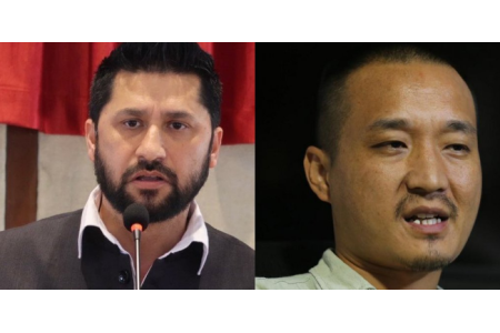 गृहमन्त्री सुधन गुरुङको बढ्यो दौडधुप, सभापति लामिछाने भेट्न बुढानीलकण्ठ पुगे