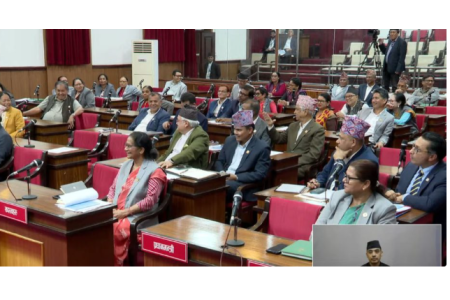 कार्यसूचीमा प्रवेश नै नगरी स्थगित भयो  राष्ट्रिय सभाको बैठक