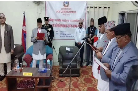 सुदूरपश्चिममा ३ मन्त्री र २ राज्यमन्त्रीले लिए शपथ