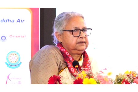 रसुवा बाढीमा ज्यान गुमाएकाप्रति पूर्वप्रधानमन्त्री कार्कीको श्रद्धाञ्जली