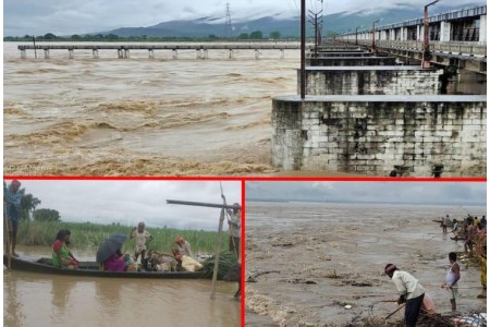 भारतको गण्डक नदीमा भेटिएका शव नेपाललाई हस्तान्तरण