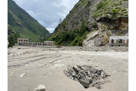 रसुवागढीमा बाढीको ठूलो क्षति, ९३ जना अझै बेपत्ता