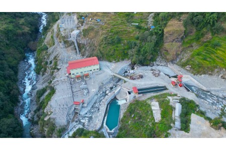 ४० मेगावाटको राहुघाट जलविद्युत् आयोजना राष्ट्रिय प्रसारण प्रणालीमा जोडियो