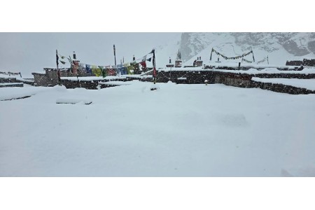 हुम्लाको नाम्खामा भारी हिमपात, जनजीवन प्रभावित