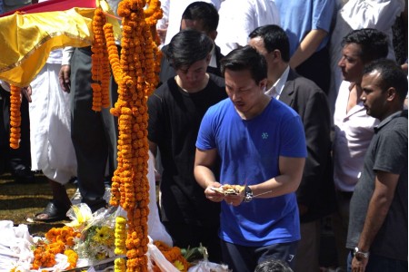 संविधानसभा अध्यक्ष सुवास नेम्वाङको राजकीय सम्मानसहित अन्त्येष्टि