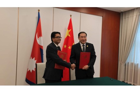नेपाल–चीन व्यवसाय परिषद् स्थापना गर्न नेपाल उद्योग परिसंघ र सीसीपीआईटीबीच समझदारी