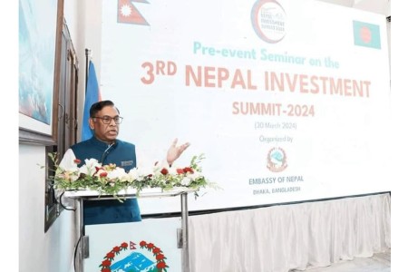 तेस्रो लगानी सम्मेलनः बंगलादेशी उद्यमीलाई आकर्षित गर्न ढाकामा कार्यशाला आयोजना