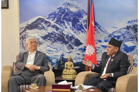 राष्ट्रियसभा अध्यक्ष दाहाल र कोरियाको संसदीय टोलीबीच शिष्टाचार भेटवार्ता