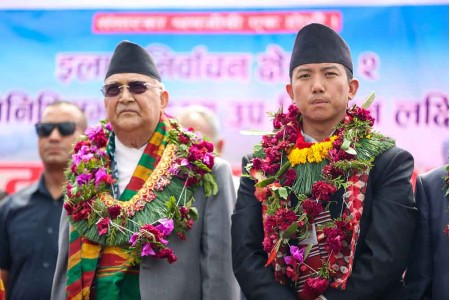 सुहाङ उद्धेश्य बोकेर हिडेका वास्तविक उम्मेदवार हुन् : अध्यक्ष ओली