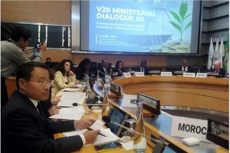 भी–२० बैठकः जलवायु परिवर्तनमा हाम्रो योगदान छैन, ठुला देशले क्षतिपुर्ति दिनुपर्छ : अर्थमन्त्री पुन