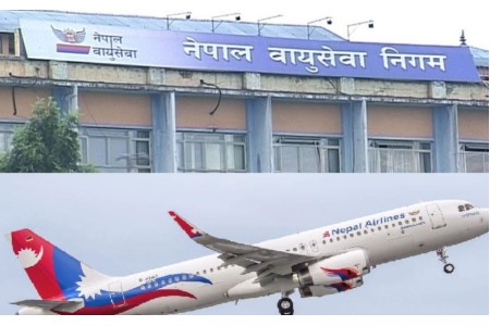 नेपाल वायु सेवा निगमको जहाज राति ११ बजे इजरायल उड्दै