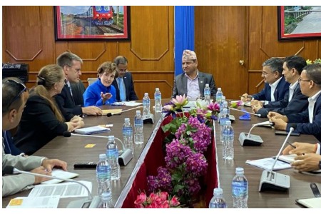 मन्त्री ज्वालासंग एमसीसी टोलीको भेटवार्ता, ‘कार्यान्वयनमा कुनै शंका गर्नुपर्दैन’