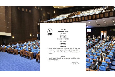 प्रतिनिधिसभा बैठक बस्दै, यस्तो छ सम्भावित कार्यसूची