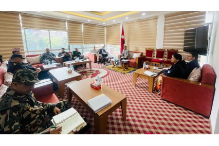 मतदानको समयमा हेलिकप्टरबाट पेट्रोलिङ गर्ने निर्णय