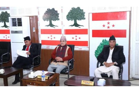 नेपाली कांग्रेसको पदाधिकारी बैठक आज बिहान ९ बजे बूढानीलकण्ठमा बस्दै