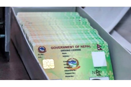 प्रिन्टिङ प्रणालीमा समस्या: अत्यावश्यक सवारी चालक अनुमतिपत्र छपाई बन्द