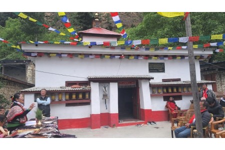 थासाङ गाउँपालिका–२ सौरु गुम्बा जीर्णोद्धार सम्पन्न