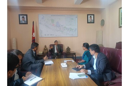 राष्ट्रिय योजना आयोगका उपाध्यक्ष श्रेष्ठ र यूएनडिपी नेपाल प्रतिनिधिबीच भेटवार्ता