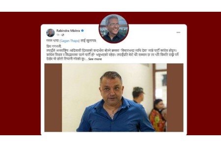 देशभन्दा ठूलो सिद्धान्त कसरी हुन्छ ?–रविन्द्र मिश्र