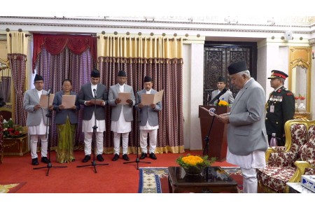नवनियुक्त राजदूतहरूले लिए सपथ ग्रहण
