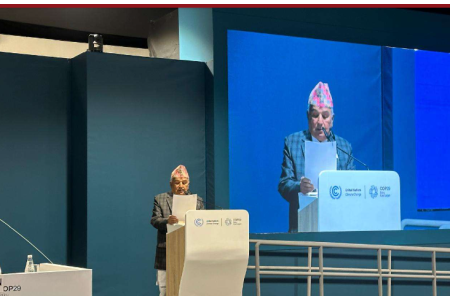 जलवायु समस्या र गरिवी निवारणलाई एकिकृत रुपमा सम्बोधन गर्नुपर्छ : राष्ट्रपति पौडेल