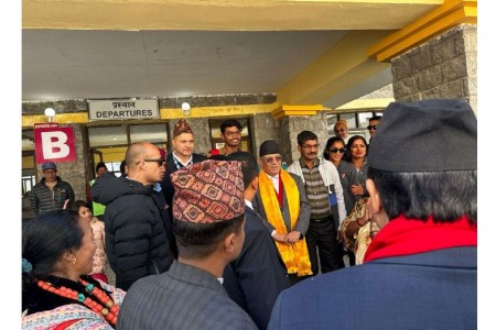 हिमाली क्षेत्रमा जलवायु परिवर्तनको असर अध्ययन गर्न प्रधानमन्त्री मुस्ताङ प्रस्थान