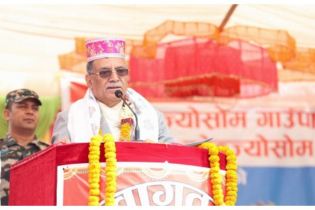 आगामी वर्षको बजेटमा कृषि क्षेत्रलाई उच्च प्राथमिकता दिने सरकारको तयारी छ : प्रधानमन्त्री दाहाल