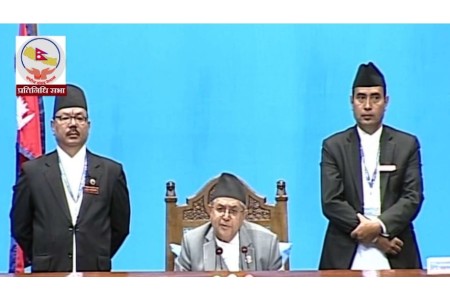नाराबाजीका बीच सरकारको नीति तथा कार्यक्रम पारित