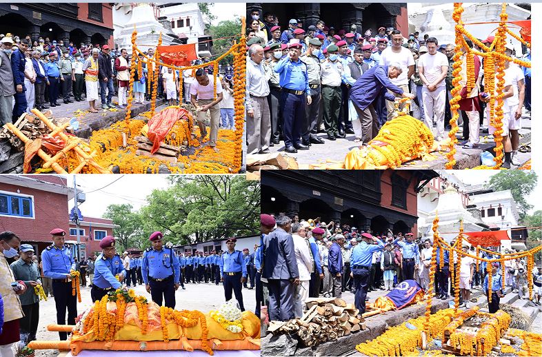 पुर्व आईजीपी राणाको अन्तिम बिदाइ (फोटोफिचर)