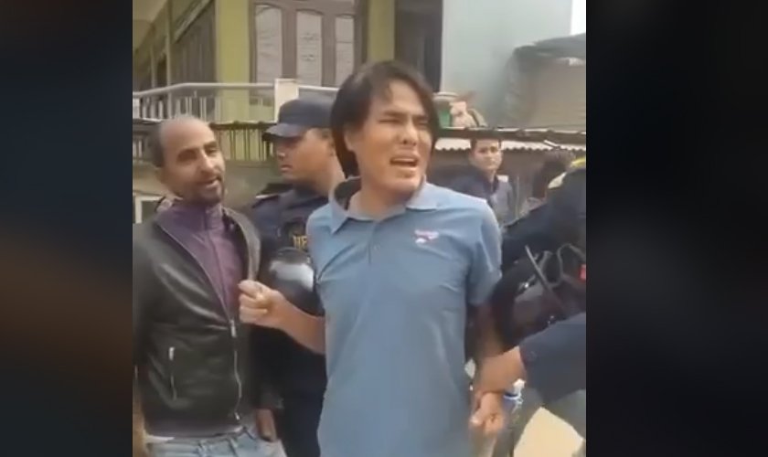 ​राप्रपाका एक सभामा घुसपैठ गरेको आरोपमा दुई जनालाई नियन्त्रणमा