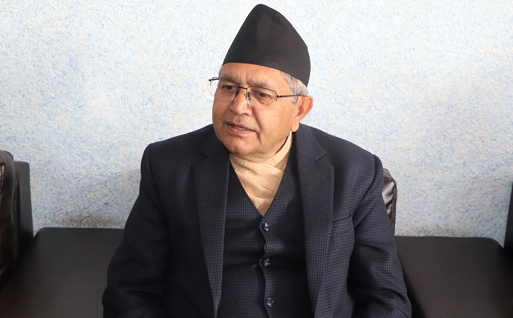 प्रमुख सचेतकहरुसँग छलफल गर्दै सभामुख घिमिरे