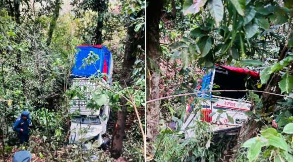 स्याङ्जाको बिरुवामा जिप दुर्घटना, ११ जना घाइते