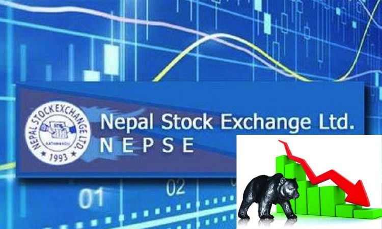 घटे सेयर बजारका सबै सूचक, नेप्से २८३३ अंकमा