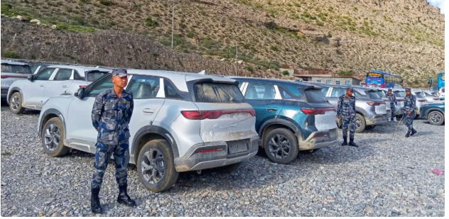 भन्सार छलीको आशङ्कामा सशस्त्र प्रहरीद्वारा ७७४ वटा गाडी नियन्त्रणमा