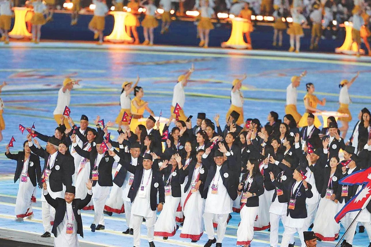 जापानमा २०औँ एसियाली खेलकुद सुरु, नेपालका १३५ खेलाडी मैदानमा
