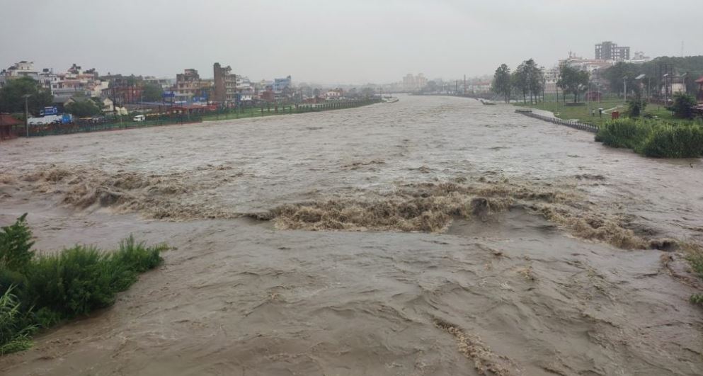काठमाडौँ उपत्यकाका नदीमा जलसतह बढ्यो, सतर्कता अपनाउन आग्रह