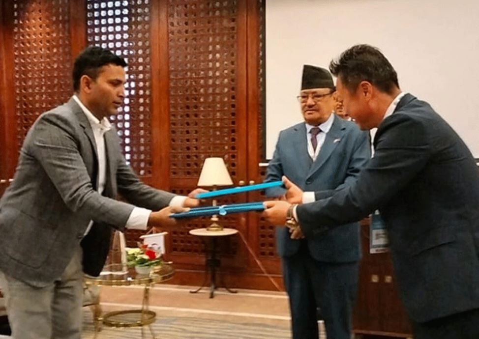 नेक्सजेन म्यानेजमेन्ट सोलुसन प्रालि  र कोरियन कम्पनीबीच विषेश सम्झौता