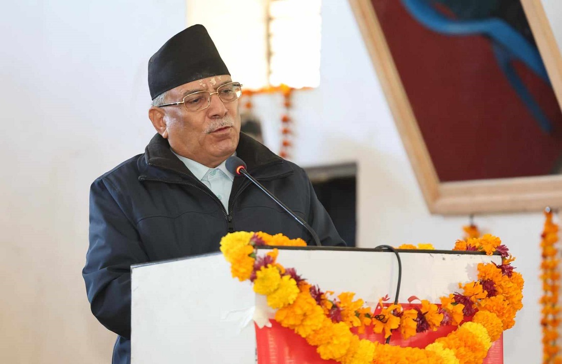अहिले क्रमशः एकताको आधार तयार हुँदैछ : प्रधानमन्त्री दाहाल