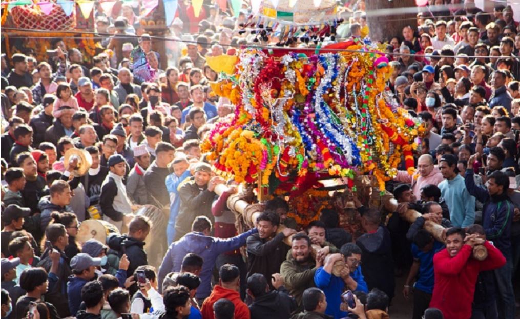सात गाउँले जात्रा शुरू, कीर्तिपुर र चन्द्रागिरिमा भोलि सार्वजनिक बिदा