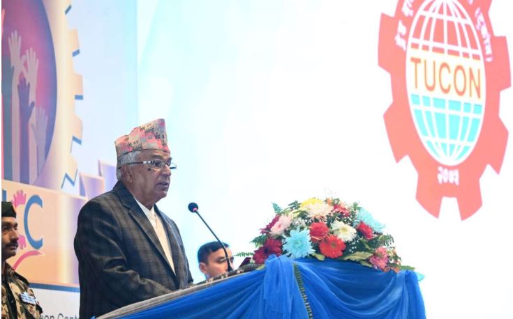 प्राकृतिक स्रोत, साधन र पूँजीको परिचालन श्रमजीवि वर्गले गर्छन् : राष्ट्रपति पौडेल