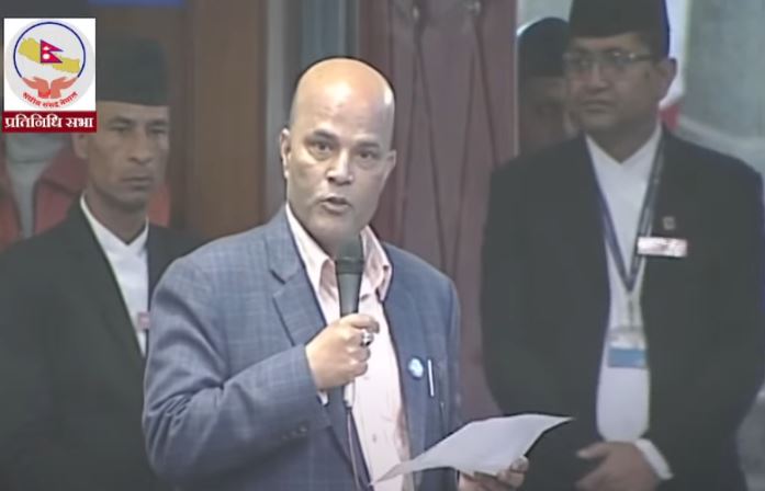 मेयर बालेनलाई सांसद सिंहको चुनौतीः हिम्मत भए संसद भवन भत्काएर देखाऊ