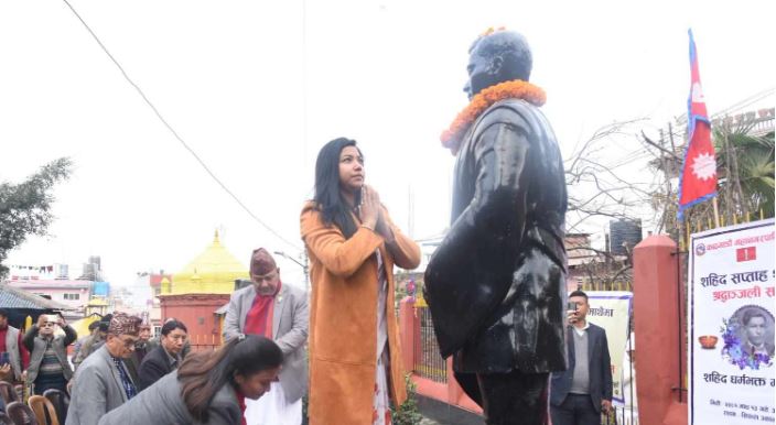 धर्मभक्त माथेमाको आँट युवाहरुले सिक्नुपर्ने मुख्य पाठ हो : उपप्रमुख ढंगोल