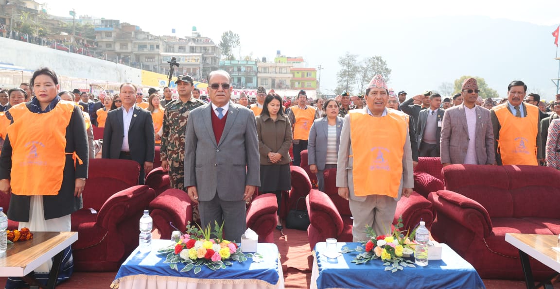 विपद प्रतिरोधी संरचना निर्माण इच्छा नभएर अनिवार्य दायित्व हो : प्रधानमन्त्री दाहाल