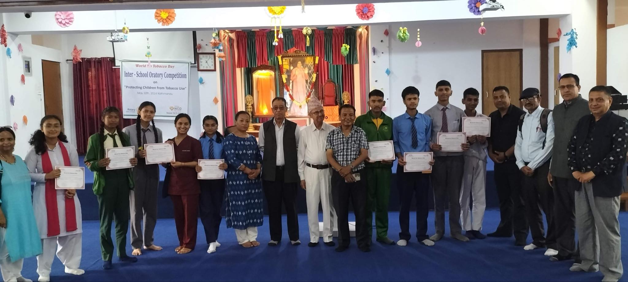 बालबालिकालाई सुर्तीबाट बचाउन विश्व धुम्रपान  रहित दिवस