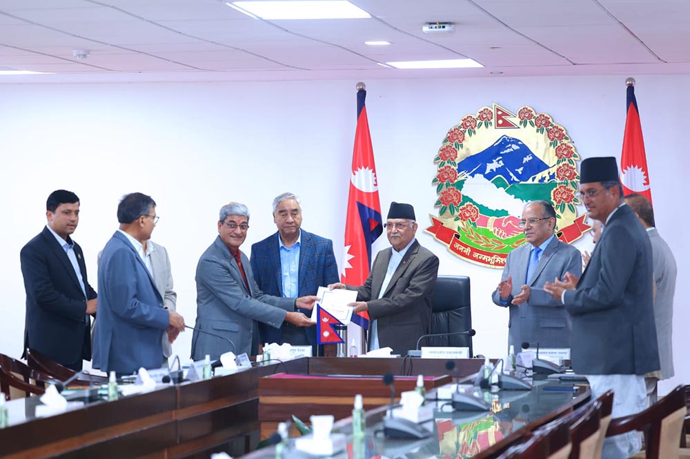कार्यदलले शिर्ष नेतालाई बुझायो सङ्क्रमणकालीन न्यायसम्बन्धी प्रतिवेदन