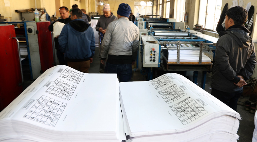 निर्वाचनका लागि १ करोड ४२ लाखभन्दा बढी मतपत्र छापियो